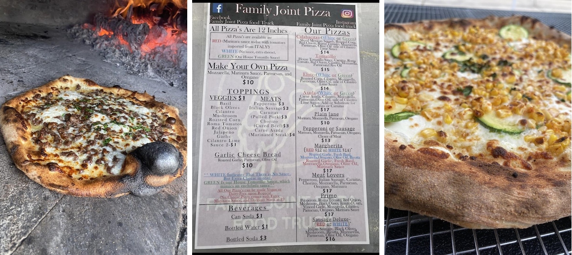 Family joint pizza Menu