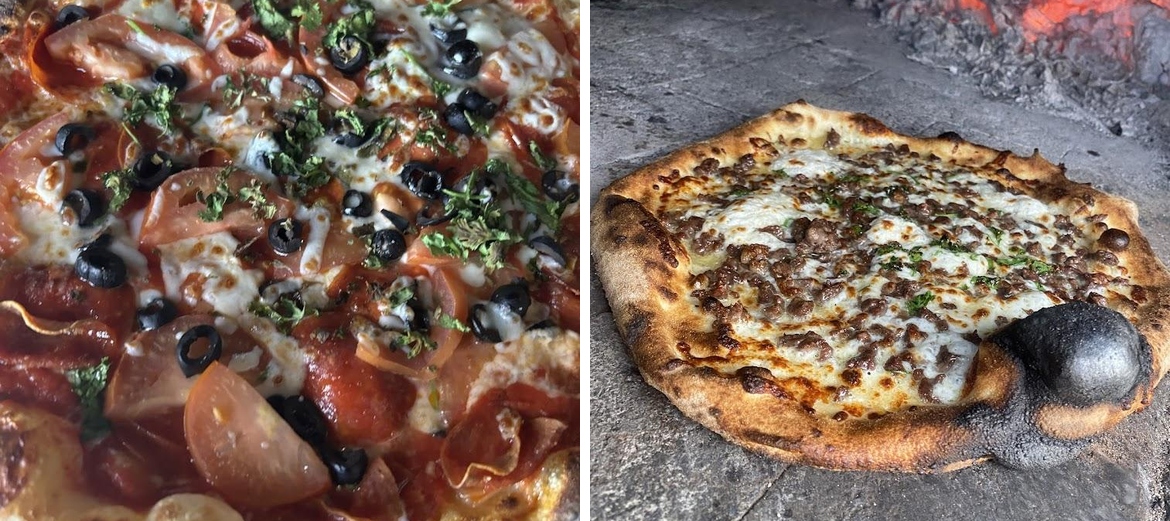 Family joint pizza